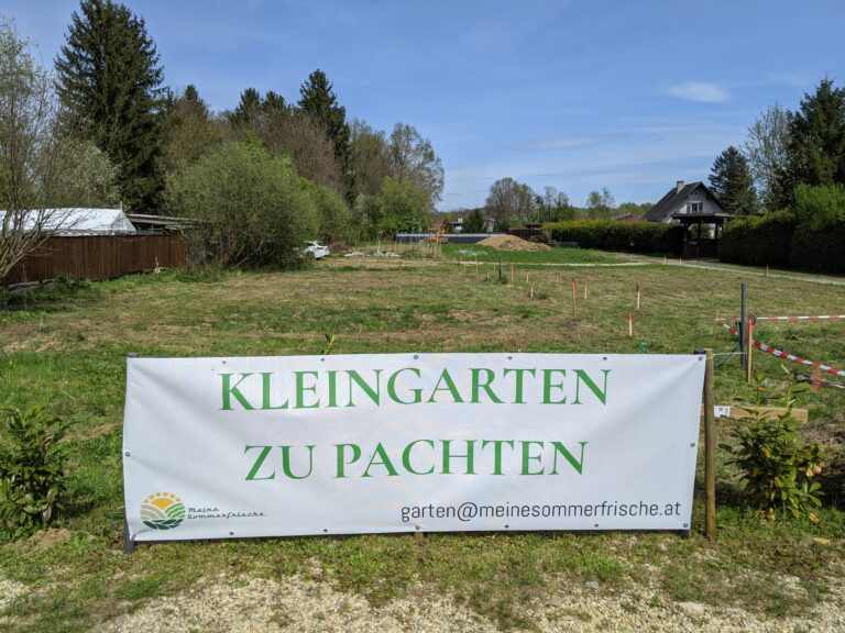 Kleingarten pachten